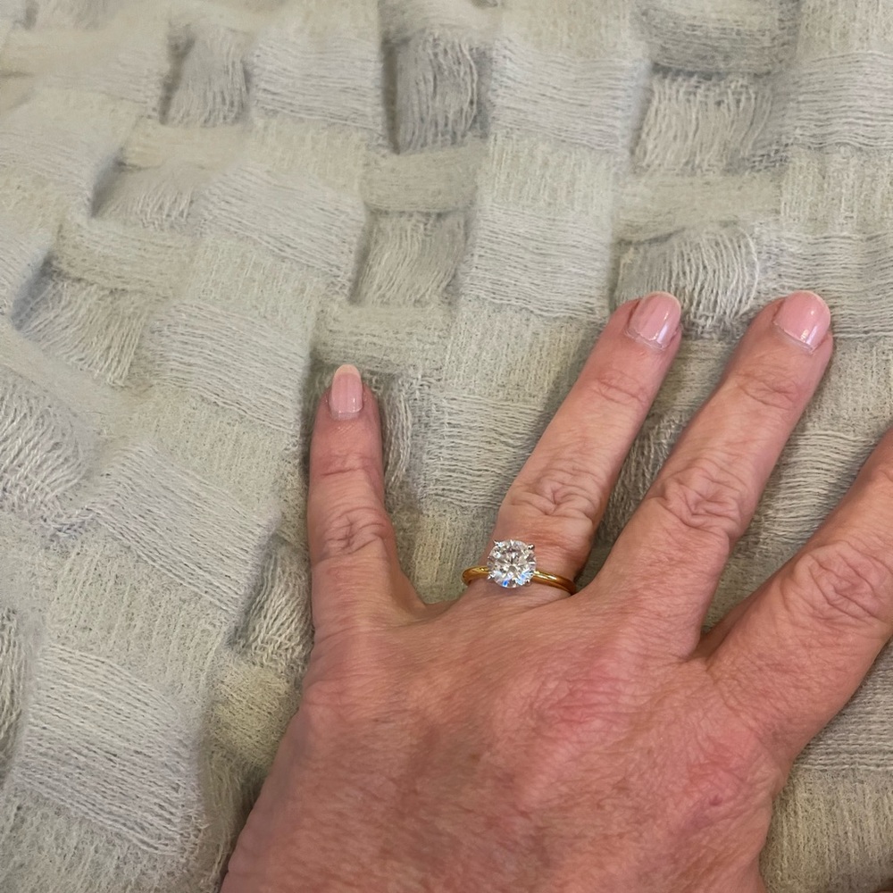 Palm Beach Jewelry CZ engagement ring